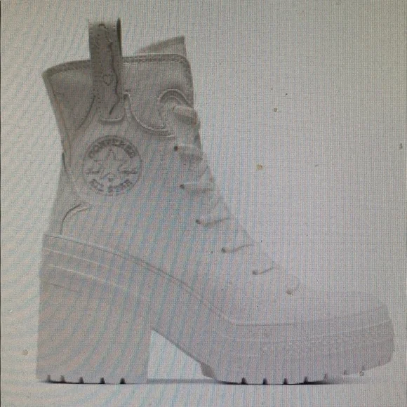 Converse Chuck Taylor 70DeLuxe Hi Western Platform White High-TopSneakers NIB9.5 - Picture 5 of 17